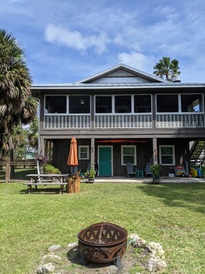 Apartment is on lower level. (Upstairs available if you need additional space.)