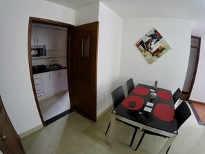 Dining room and kitchen entrance