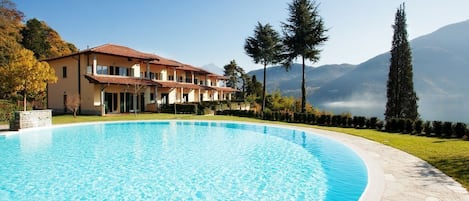 The pool at the residence