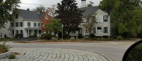 Street side view of the old manse.