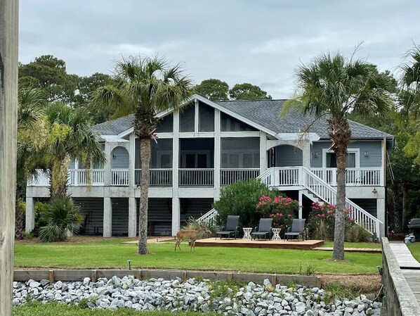 Beautiful back view of our home at 362 Wahoo Dr.