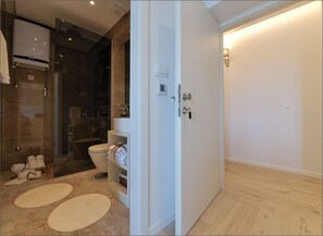 very modern bathroom