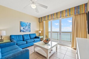 Living Area with Balcony