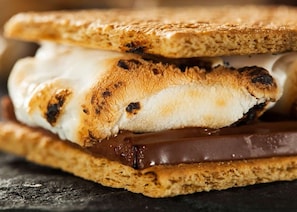 Smores - Complimentary Bon Fire, with "Smores", every Wednesday, Starting April 1st. October 31st.