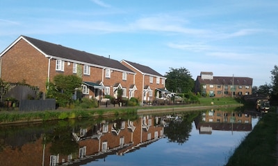 Mit Blick auf den Shropshire Union Canal