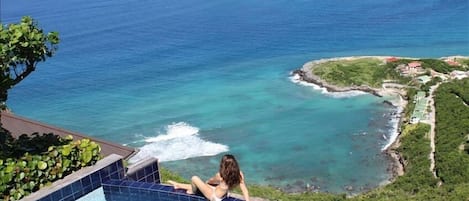 Haute Maison infinity pool with northeastern coastal views