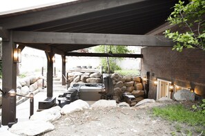 Udendørs spabad