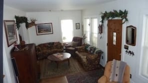 Living Room View from Stairs.