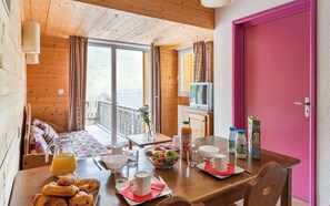 Entertain and dine at the dining table.
