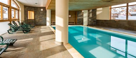 Take a dip in the on-site indoor pool.