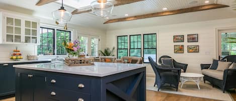 Huge kitchen/great room is a wonderful spot for a family gathering!