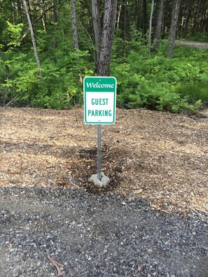 Ample free parking 