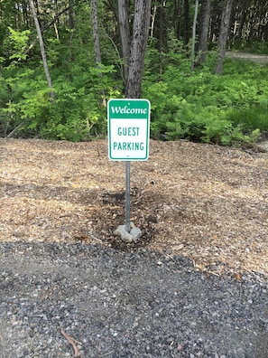Ample free parking