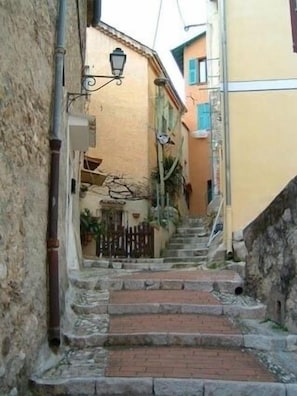 Typical Peaceful old street within the old town close to the apartment.