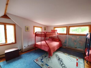 large, sunny room