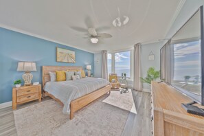 Gulf front master bedroom