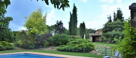 House from the pool