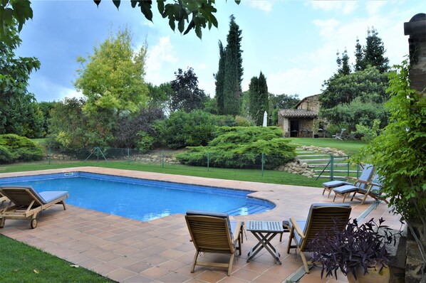 House from the pool