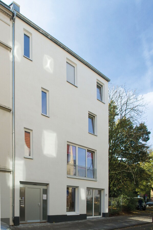 Overnatningsstedets facade