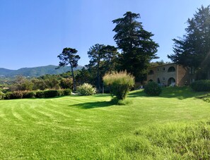 Le parc de la résidence.