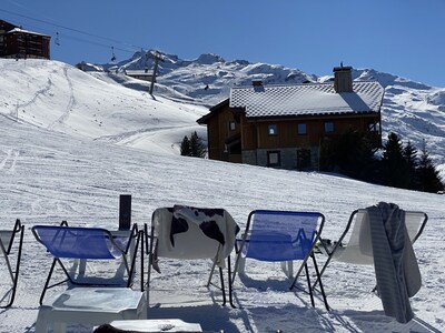 Apartment on the piste, sleeps 7, La Sapinière 