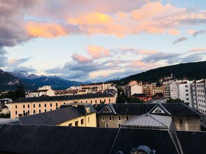 La vue au salon 