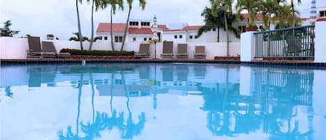 Las Brisas private pool
Villa Placida on background