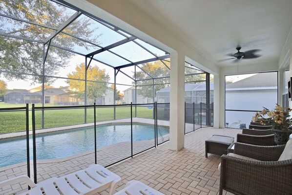 Enjoy this large pool right in your very own back yard!