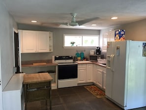 Full view of kitchen