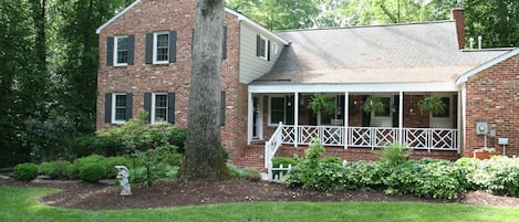 Front of home and lawn