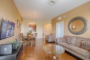Comfortable Seating and Flat Screen TV For Your Relaxation and Entertainment