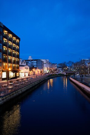 Front of property – evening/night