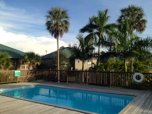 The pool at Club Everglades on our Island.