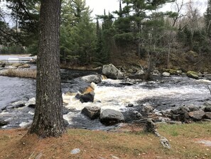 This is the view from the deck of Gods Grace.