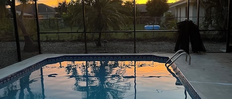 Beautiful Tranquil evening swim