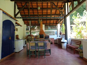 Area social da Churrasqueira 