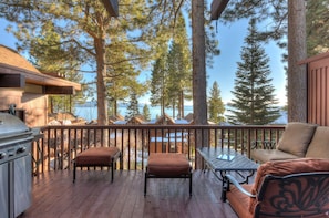 Upstairs Deck with Lake View