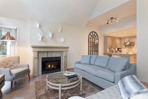 Living area with comfortable furnishings