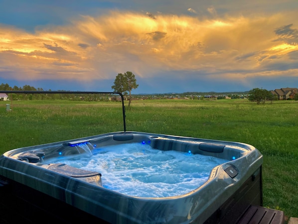 “Hot tub was great and nice views from it! Would definitely stay