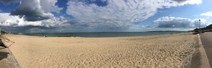panoramic view from our beach hut at Middle Chine