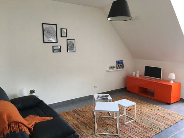 Salon coin TV/internet WiFi