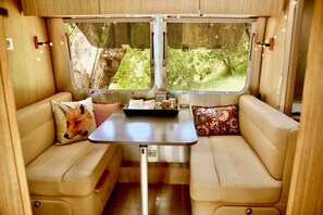 Dining Area that converts to an extra bed!