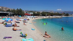 Beach Znjan, 5 min walking from the apartment