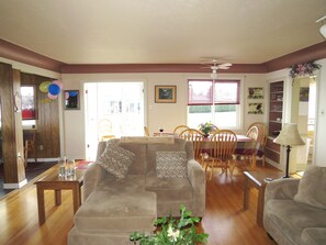 Open dining and living room!