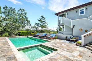 Pool Area and Hot tub