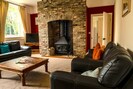 Log burner in the sitting room for cosy evenings