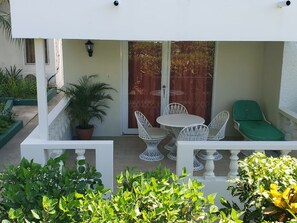 Garden View Balcony Ground floor