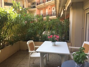 Large terrace.