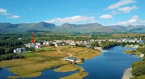 ( red arrow: location of "Gairdín Beithe" 10 Sneem LV )