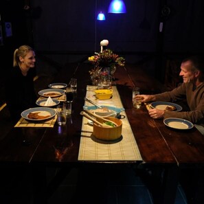 Our restaurant 'Nyaam inna Ya' , Jamaican cooking using organic ingredients.